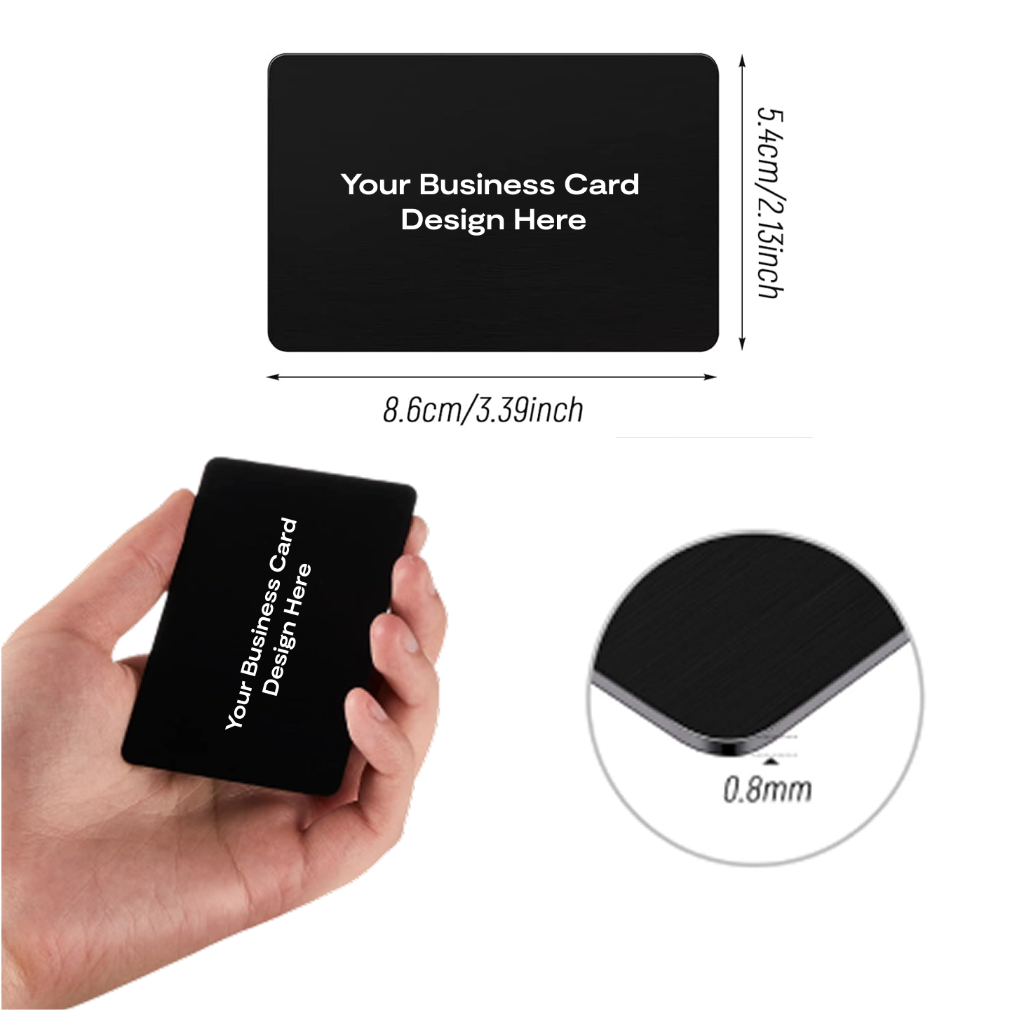 Engraved Metal Business Cards - Image 2