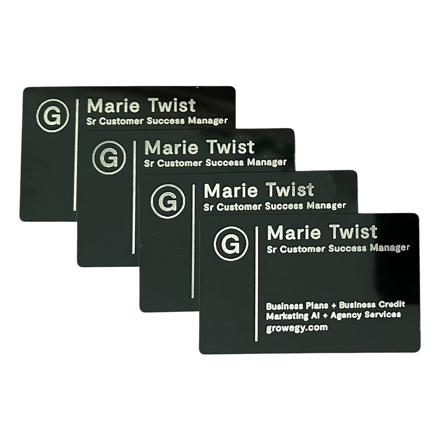 Engraved Metal Business Cards - Image 3